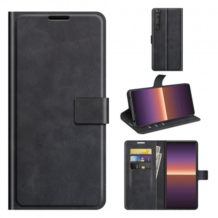 Housse Sony Xperia 1 III Effet Cuir Slim Extrême