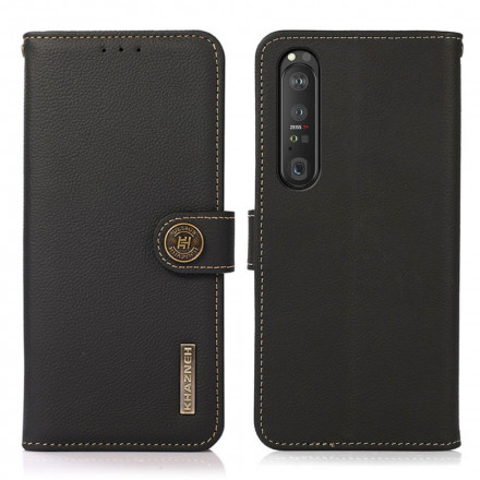 Housse Sony Xperia 1 III Simili Cuir KHAZNEH RFID