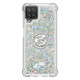 Coque Samsung Galaxy A12 / M12 Paillettes avec Anneau-Support Coque Samsung Galaxy A12 / M12 Paillettes avec Anneau-Support