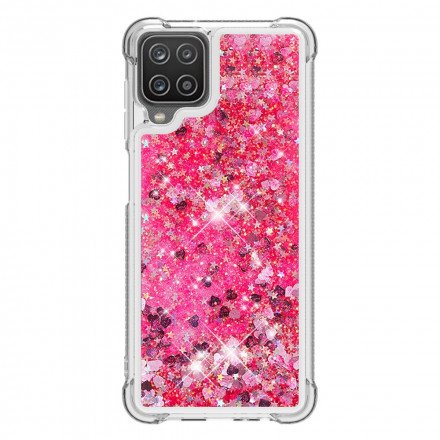 Coque Samsung Galaxy A12 / M12 Désire Paillettes