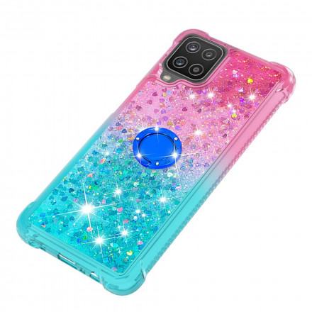 Coque Samsung Galaxy A12 / M12 Paillettes Anneau-Support Coque Samsung Galaxy A12 / M12 Paillettes Anneau-Support