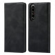 Flip Cover Sony Xperia 1 III Cuir Véritable Classique Flip Cover Sony Xperia 1 III Cuir Véritable Classique