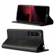 Flip Cover Sony Xperia 1 III Cuir Véritable Classique Flip Cover Sony Xperia 1 III Cuir Véritable Classique