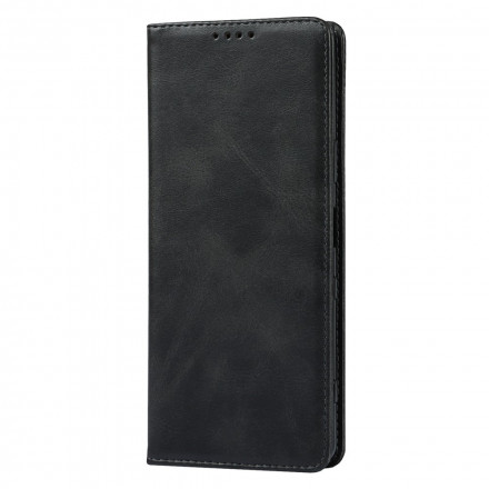 Flip Cover Sony Xperia 1 III Cuir Véritable Classique