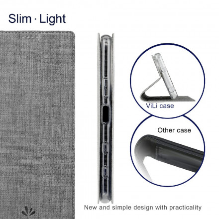 Flip Cover Sony Xperia 1 III Texturée VILI DMX Flip Cover Sony Xperia 1 III Texturée VILI DMX