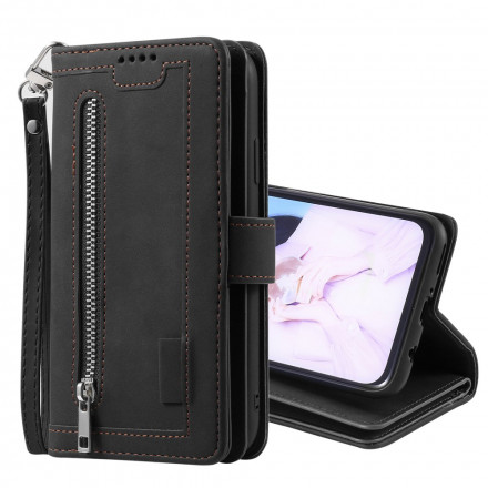 Housse Samsung Galaxy A12 / M12 Contours Renforcés Poche Zippée Housse Samsung Galaxy A12 / M12 Contours Renforcés Poche Zippée