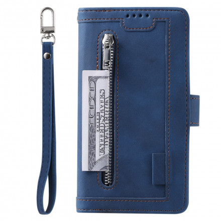 Housse Samsung Galaxy A12 / M12 Contours Renforcés Poche Zippée Housse Samsung Galaxy A12 / M12 Contours Renforcés Poche Zippée