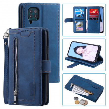 Housse Samsung Galaxy A12 / M12 Contours Renforcés Poche Zippée Housse Samsung Galaxy A12 / M12 Contours Renforcés Poche Zippée