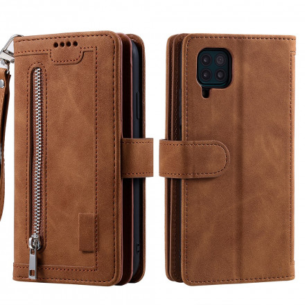 Housse Samsung Galaxy A12 / M12 Contours Renforcés Poche Zippée Housse Samsung Galaxy A12 / M12 Contours Renforcés Poche Zippée
