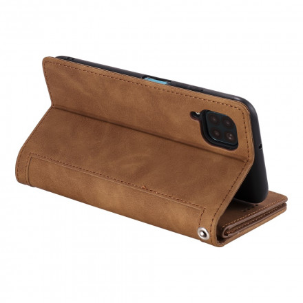 Housse Samsung Galaxy A12 / M12 Contours Renforcés Poche Zippée Housse Samsung Galaxy A12 / M12 Contours Renforcés Poche Zippée