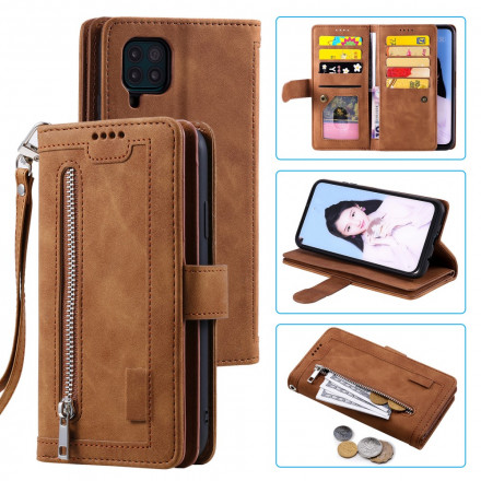 Housse Samsung Galaxy A12 / M12 Contours Renforcés Poche Zippée Housse Samsung Galaxy A12 / M12 Contours Renforcés Poche Zippée