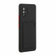 Coque Samsung Galaxy A12 / M12 Silicone Porte Carte Coque Samsung Galaxy A12 / M12 Silicone Porte Carte