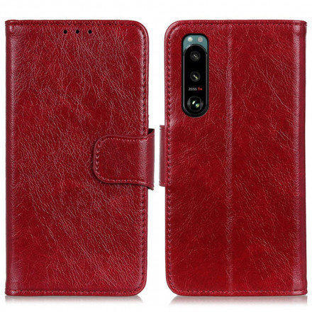 Housse Sony Xperia 5 III Cuir Nappa Fendu Housse Sony Xperia 5 III Cuir Nappa Fendu