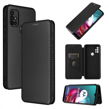 Flip Cover Moto G30 / G10 Silicone Carbone Coloré Flip Cover Moto G30 / G10 Silicone Carbone Coloré