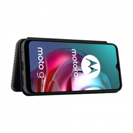 Flip Cover Moto G30 / G10 Silicone Carbone Coloré Flip Cover Moto G30 / G10 Silicone Carbone Coloré