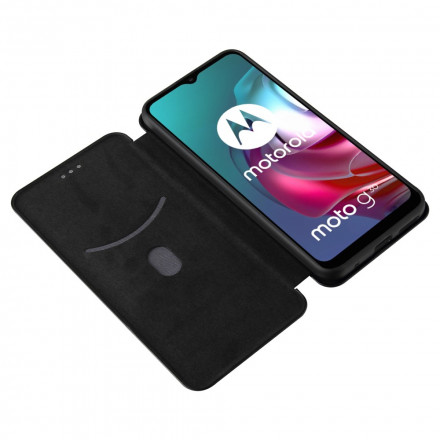 Flip Cover Moto G30 / G10 Silicone Carbone Coloré Flip Cover Moto G30 / G10 Silicone Carbone Coloré