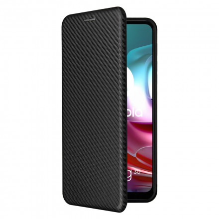 Flip Cover Moto G30 / G10 Silicone Carbone Coloré Flip Cover Moto G30 / G10 Silicone Carbone Coloré