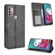 Flip Cover Moto G30 / Moto G10 Effet Cuir Vintage Stylisé