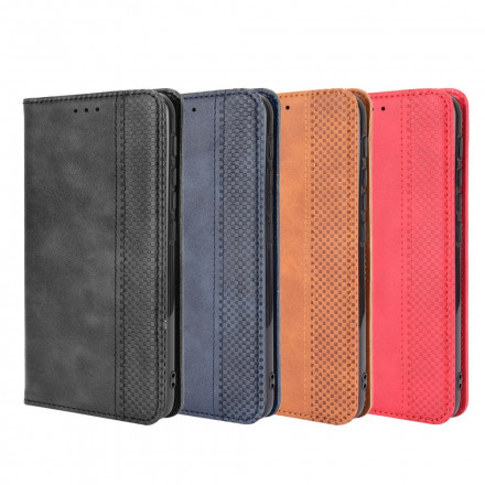 Flip Cover Moto G30 / Moto G10 Effet Cuir Vintage Stylisé Flip Cover Moto G30 / Moto G10 Effet Cuir Vintage Stylisé