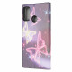 Housse Moto G30 / Moto G10 Papillons et Fleurs Housse Moto G30 / Moto G10 Papillons et Fleurs
