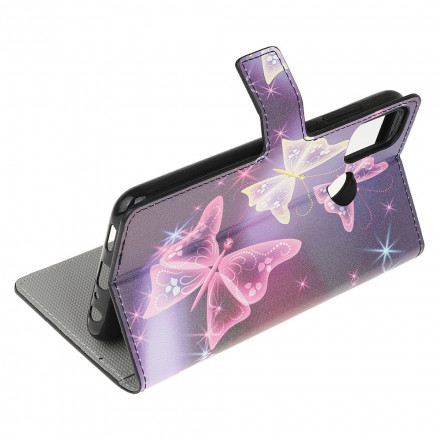 Housse Moto G30 / Moto G10 Papillons et Fleurs Housse Moto G30 / Moto G10 Papillons et Fleurs