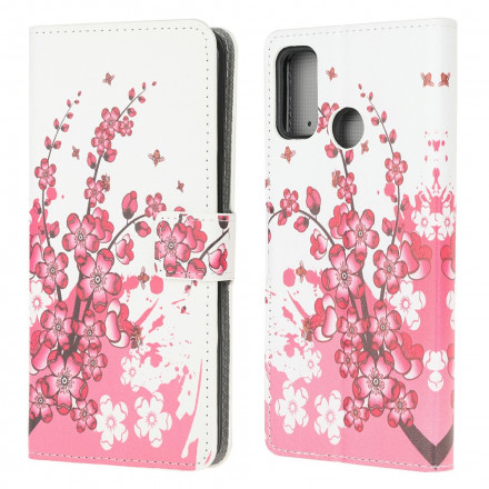 Housse Moto G30 / Moto G10 Tropical Flowers Housse Moto G30 / Moto G10 Tropical Flowers