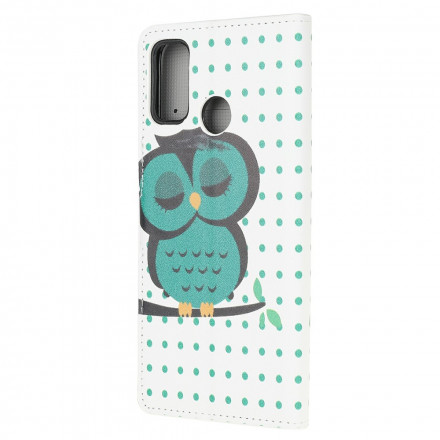Housse Moto G30 / Moto G10 Hibou Endormi Housse Moto G30 / Moto G10 Hibou Endormi