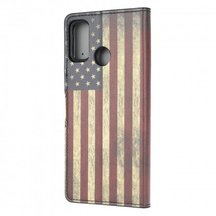 Housse Moto G30 / Moto G10 Drapeau Américain Housse Moto G30 / Moto G10 Drapeau Américain