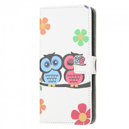 Housse Moto G30 / Moto G10 Couple de Hiboux Housse Moto G30 / Moto G10 Couple de Hiboux