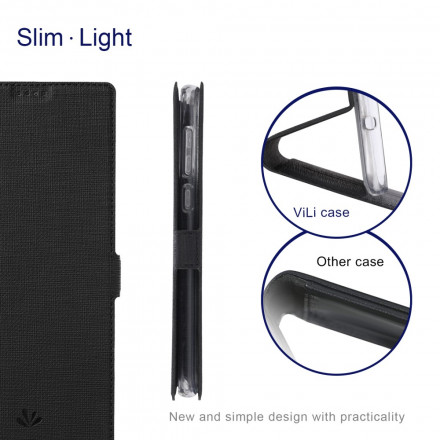 Flip Cover Moto G30 / Moto G10 Texturée VILI DMK Flip Cover Moto G30 / Moto G10 Texturée VILI DMK