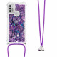 Coque Moto G30 / Moto G10 à Cordon Paillettes Attrape Rêves Coque Moto G30 / Moto G10 à Cordon Paillettes Attrape Rêves