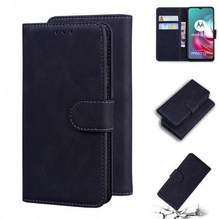Housse Moto G30 / Moto G10 Style Cuir Vintage Couture Housse Moto G30 / Moto G10 Style Cuir Vintage Couture