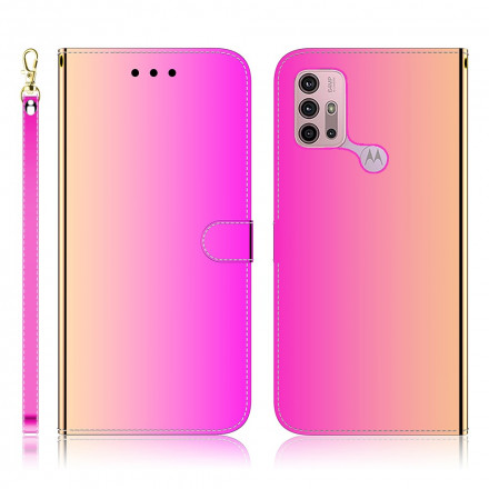 Housse Moto G30 / Moto G10 Simili Cuir Couverture Miroir Housse Moto G30 / Moto G10 Simili Cuir Couverture Miroir