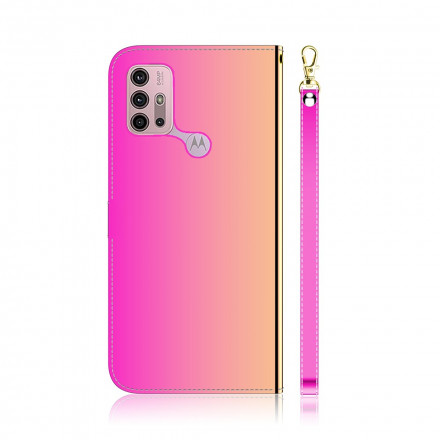 Housse Moto G30 / Moto G10 Simili Cuir Couverture Miroir Housse Moto G30 / Moto G10 Simili Cuir Couverture Miroir