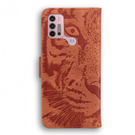 Housse Moto G30 / Moto G10 Empreinte Face de Tigre Housse Moto G30 / Moto G10 Empreinte Face de Tigre