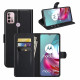 Housse Moto G30 / Moto G10 Effet Litchi Classique Housse Moto G30 / Moto G10 Effet Litchi Classique