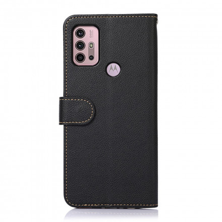 Housse Moto G30 / Moto G10 Style Litchi RFID KHAZNEH Housse Moto G30 / Moto G10 Style Litchi RFID KHAZNEH