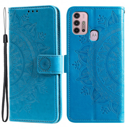 Housse Moto G30 / Moto G10 Mandala Soleil Housse Moto G30 / Moto G10 Mandala Soleil