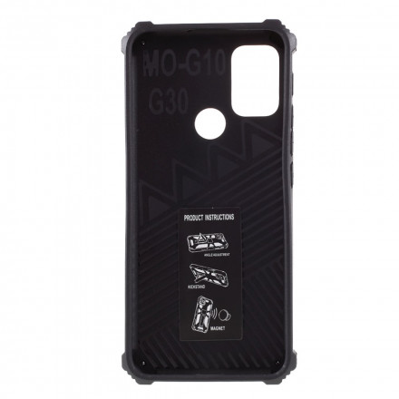 Coque Moto G30 / Moto G10 Bicolore Support Amovible Coque Moto G30 / Moto G10 Bicolore Support Amovible