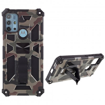 Coque Moto G30 / Moto G10 Camouflage Support Amovible