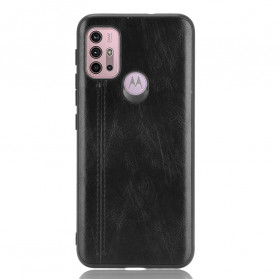 Coque Samsung Galaxy S20 Effet Cuir Couture