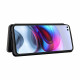 Flip Cover Moto G100 Silicone Carbone Flip Cover Moto G100 Silicone Carbone