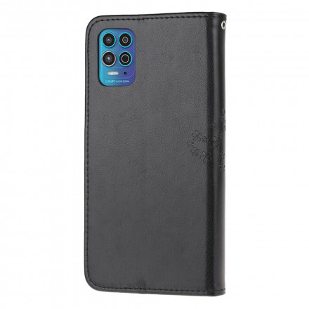 Housse Moto G100 Arbre et Hiboux à Lanière Housse Moto G100 Arbre et Hiboux à Lanière