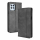 Flip Cover Moto G100 Effet Cuir Vintage Stylisé Flip Cover Moto G100 Effet Cuir Vintage Stylisé
