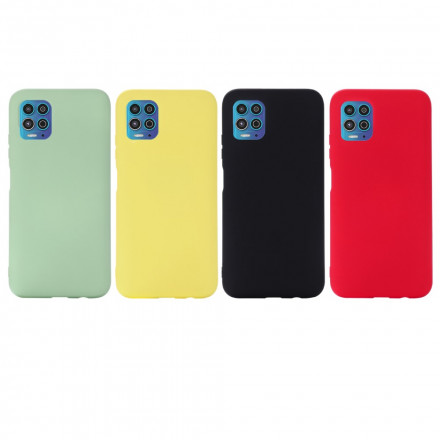 Coque Moto G100 Silicone Liquide avec Lanière