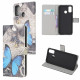 Housse Moto G50 Papillon Bleu Housse Moto G50 Papillon Bleu