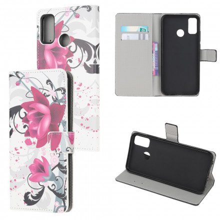 Housse Moto G50 Tropical Flowers Housse Moto G50 Tropical Flowers