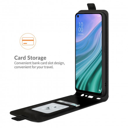 Housse Oppo A54 5G / A74 5G Rabat Vertical Effet Cuir Housse Oppo A54 5G / A74 5G Rabat Vertical Effet Cuir