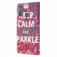 Housse Moto G50 Keep Calm and Sparkle Housse Moto G50 Keep Calm and Sparkle