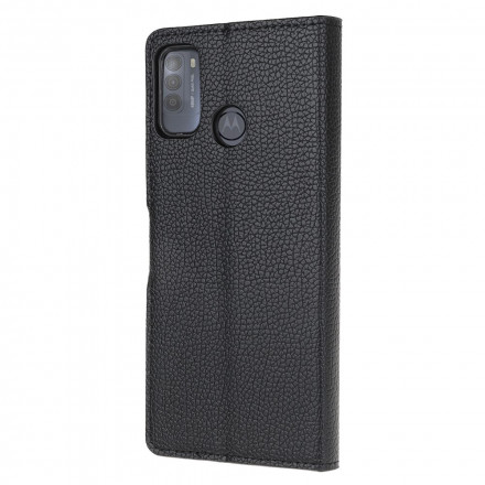 Housse Moto G50 Effet Cuir Grain Litchi Housse Moto G50 Effet Cuir Grain Litchi